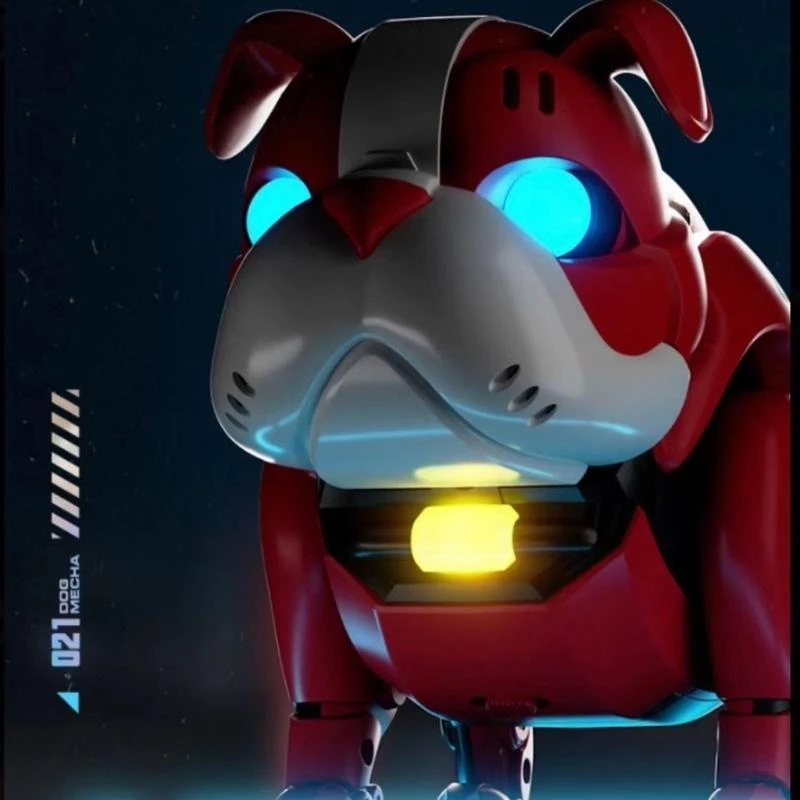 Brinquedo elétrico para cães com som e luz, brinquedo musical para crianças andando e dançando robô 15UB