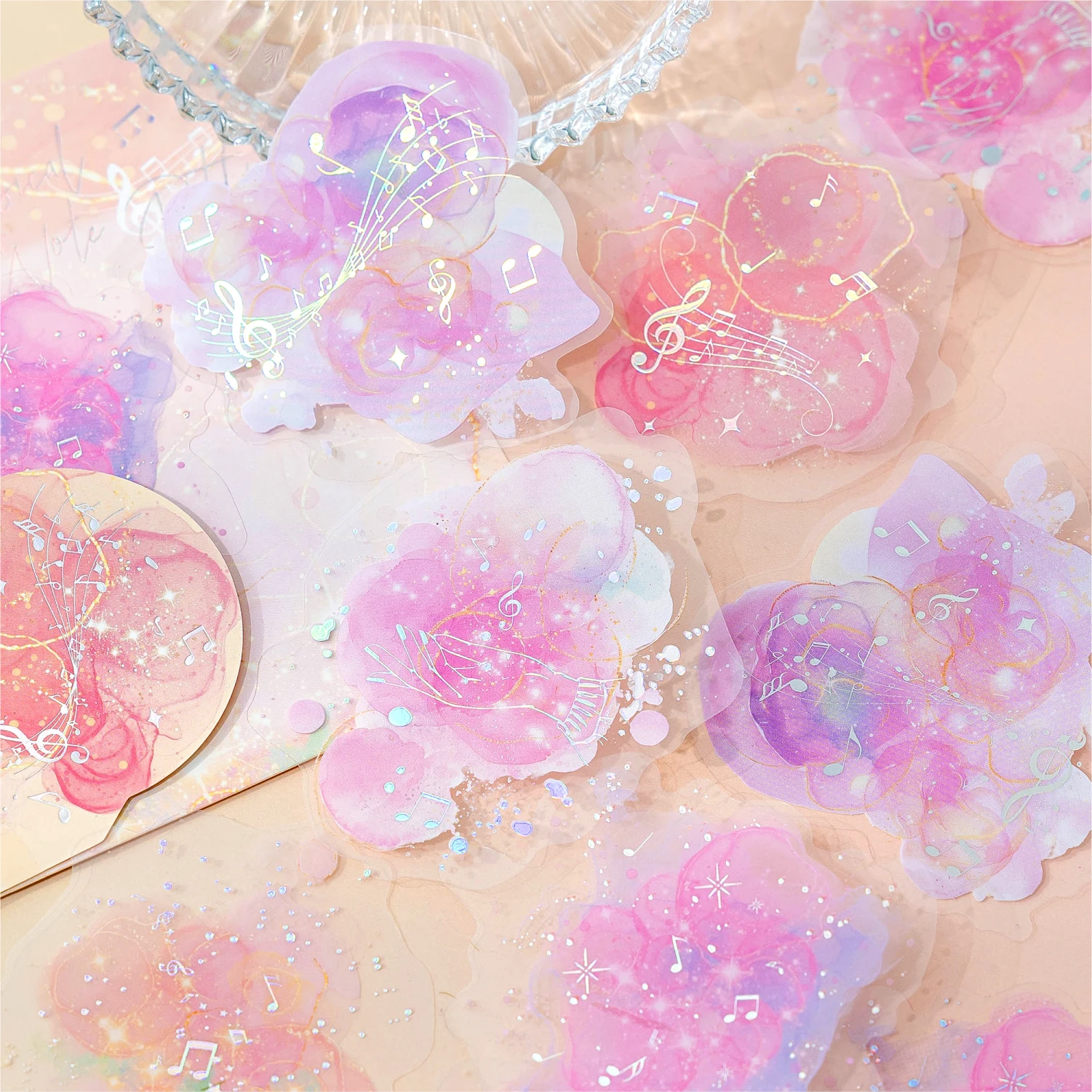 Pacote de adesivos de respingos de aquarela, acessórios escolares para diário, scrapbook decorativo diy, etiqueta colorida, papelaria estética