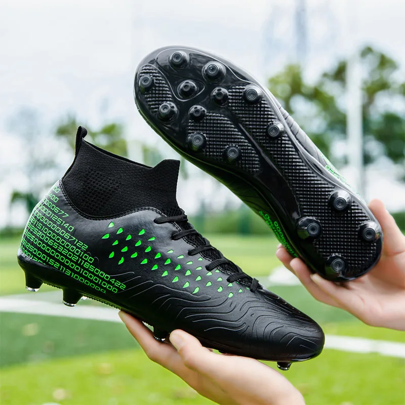 Superfly  FG Football Boots Outdoor Soccer Cleats Shoes Soft Sport Professional Shoes Breathable Comfortable Boots Plus Size