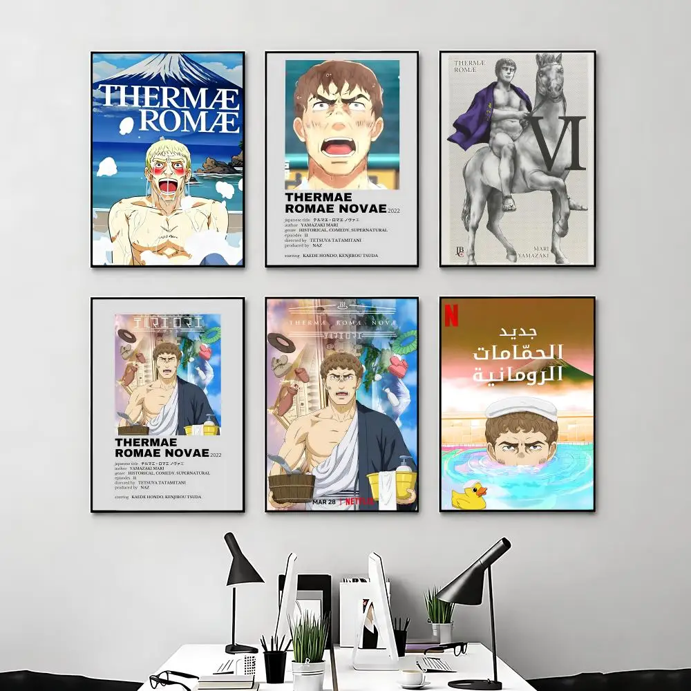 ONA TThermae Romae Novae ONAed Poster Posters Anime Room Decor Decoration Movie Backpack Wall Interior Music Wall Art