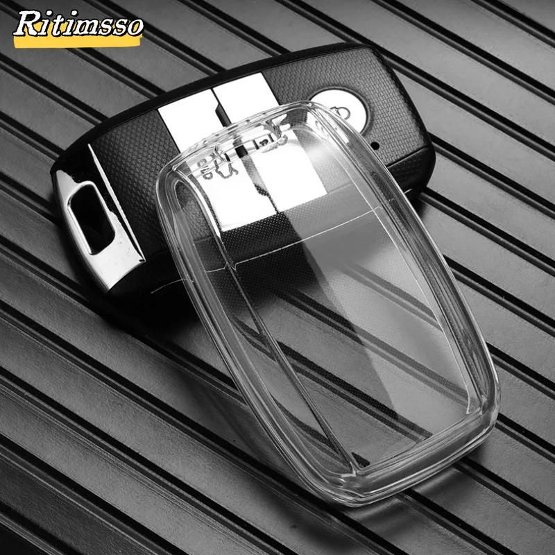 TPU Car Key Case Cover for Kia Rio Sorento Cerato Forte K2 K4 Stonic Carnival Niro Picanto Elantra Verna Sportage Accessories