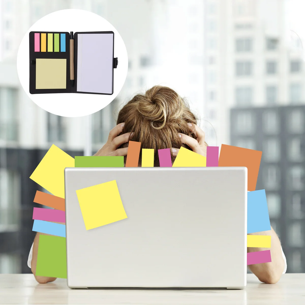 Самоклеящийся блокнот с индексом, флажки, портативная книга для ежедневного офиса, домашнего использования, наклейка с индексной этикеткой