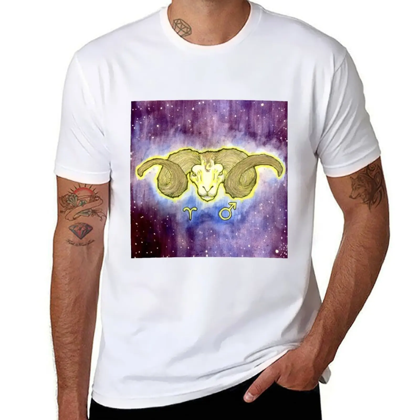 

Aries 2 - Zodiac Series T-Shirt t shirts for man slim fit man t shirt heavy cotton T-Shirt