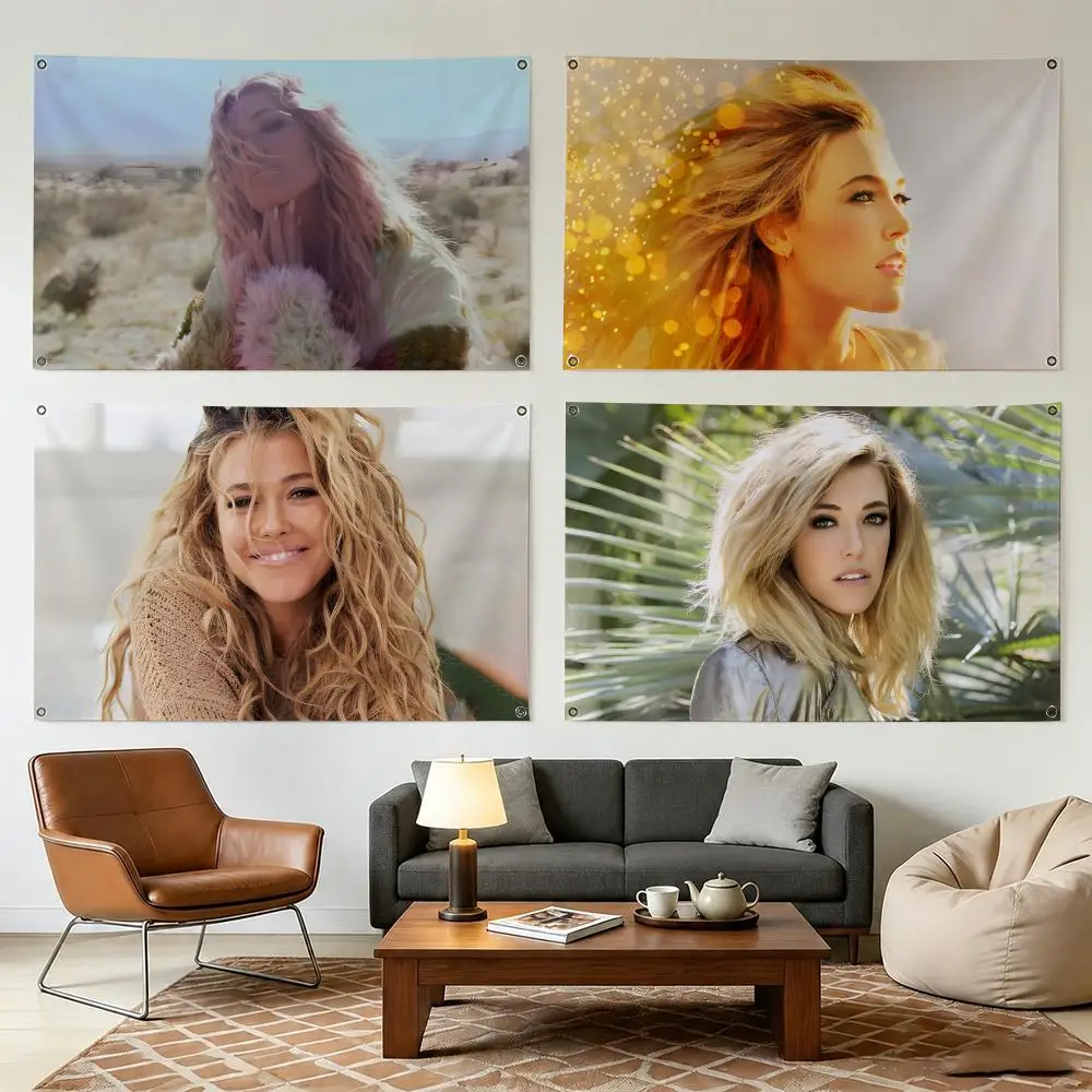 Rachel Platten Singer Flags Wall Hanging Outdoor Garage Room Decorative fashion gift Background