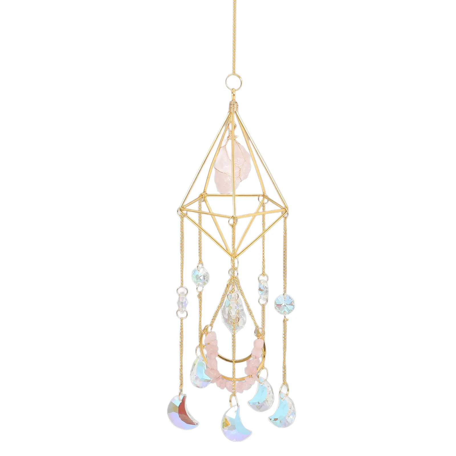 

Crystal Wind Chime Pendant Sun Catcher Hanging Decoration Garden Suncatcher Prism Window Crystals Decor Piece