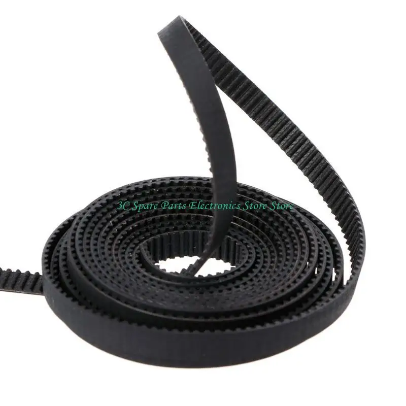 

SZ GT2 Timing Belt Rubber Open Rubber Aramid Fiber 6mm Anti-backlash Open Ended