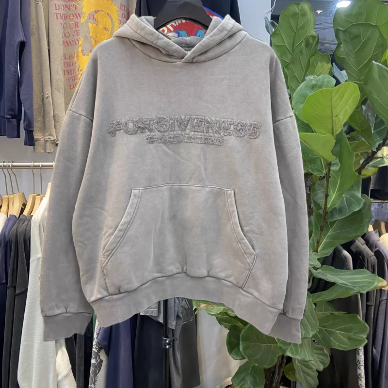 

Свободная толстовка с капюшоном в стиле ретро, американская нашивка с кисточками и надписью, мужская модная толстовка из хлопка, длинная молодежная одежда на подкладке све Fce