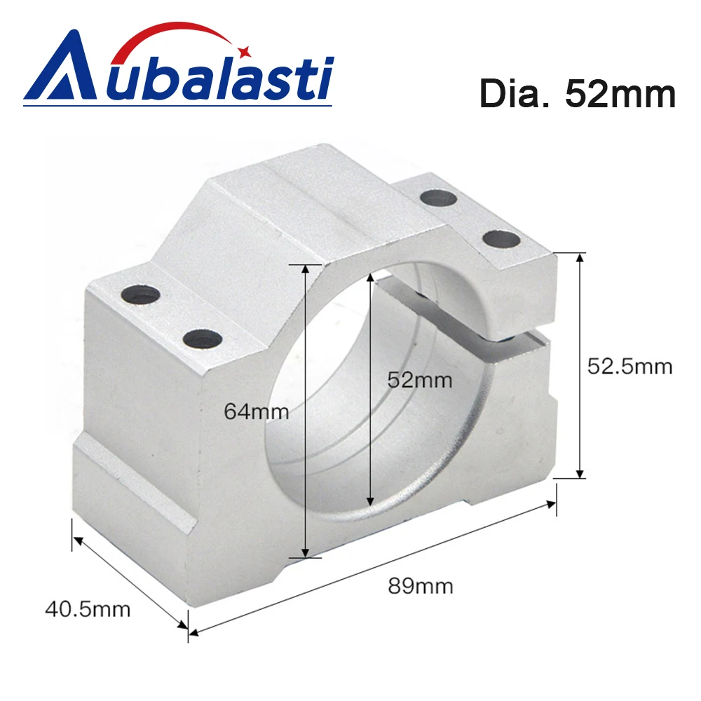 Morsetto mandrino macchina Router CNC diametro 48mm 52mm morsetto motore mandrino per 300w 400w 500w 600w staffa supporti motore