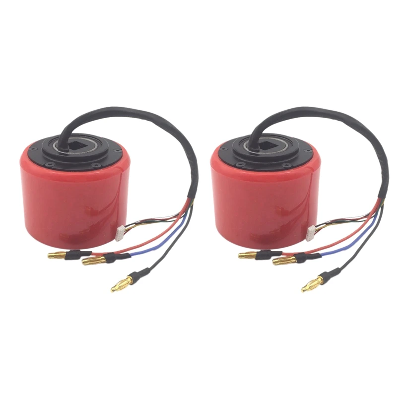 2X 5065 70Mm Brushless Sensored Wheel Motor For Electric Balancing Scooter Skateboard Replacement Parts