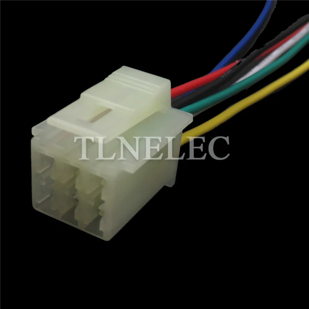 6 Pin Way Auto Unsealed Socket with Wires Automobile Male Female Wiring Cable Connectors 6090-1218 6090-1149