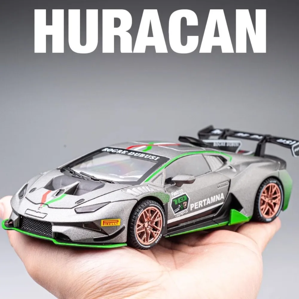 Escala 1:32 Huracan ST EVO LP780 modelo de coche de juguete de aleación Diecast Super coches deportivos sonido luz tirar hacia atrás vehículo juguetes regalos para niños