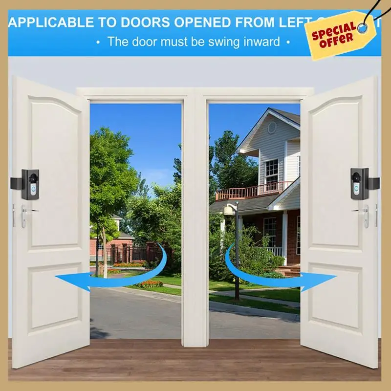 ترقية جرس باب يتضمن شاشة عرض فيديو مضاد للسرقة جرس باب يتضمن شاشة عرض فيديو قوس تركيب خالية من الحفر