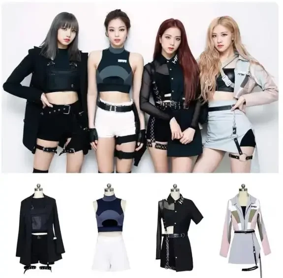 

Korean Girl Group Hip Hop Performance DJ DS Singer Jazz Dance Costume Female Singer Nightclub Pole Dancing Costumes 2025