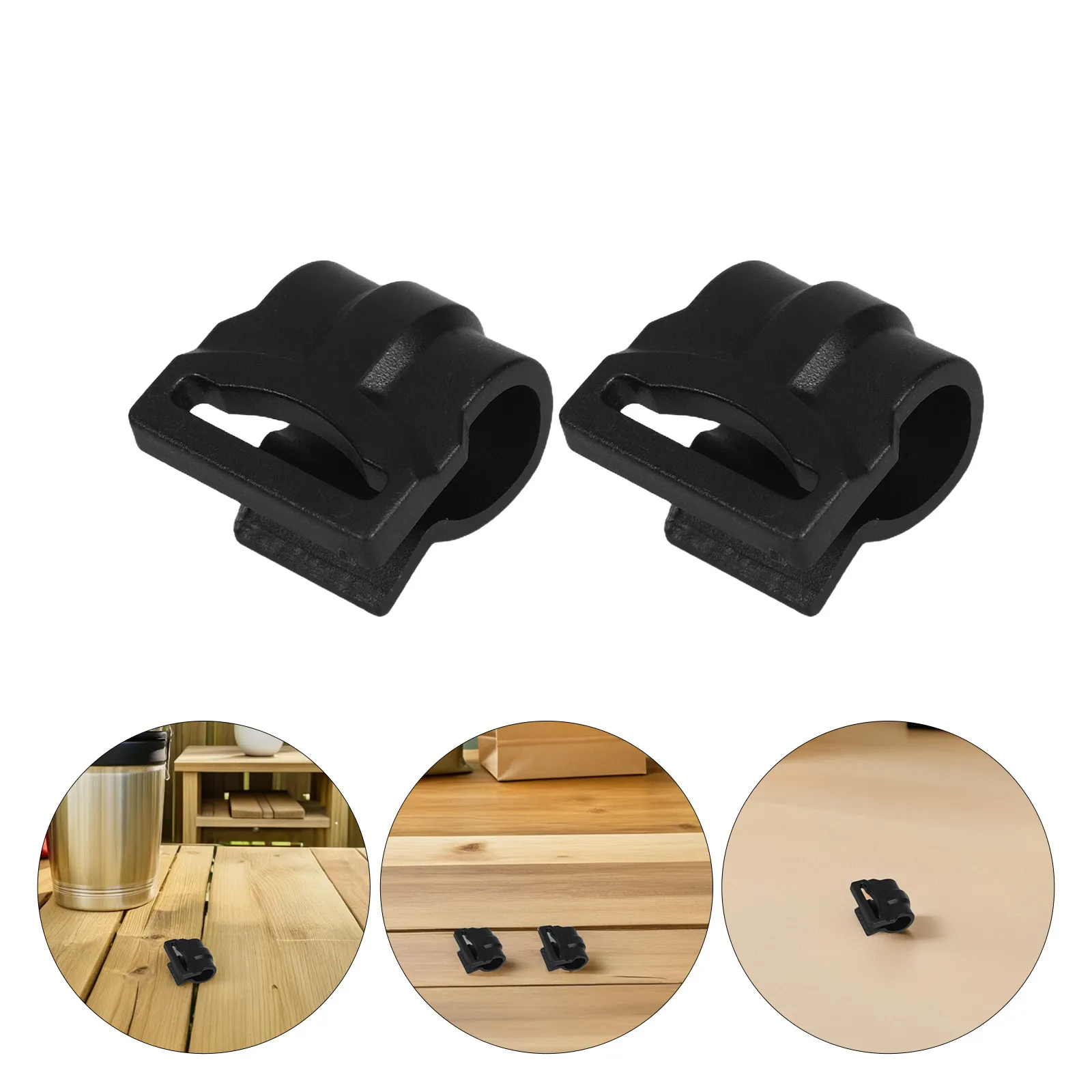 20Pcs Tent Pole Hooks Portable Camping Accessories Outdoor Tent Setup Multipurpose Plastic Hooks Canopy Hanging Clips