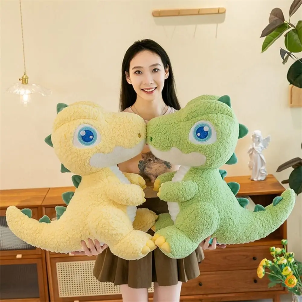 

Fluffy Big Eyed Dinosaur Plush Doll Soft Appease Cartoon Dinosaur Plush Toy Cute Cartoon Stuffed Animals Doll