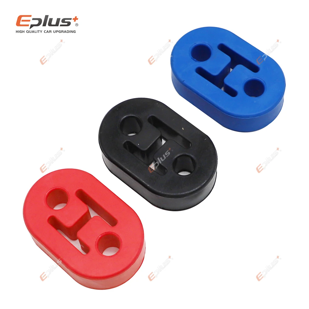 Eplus Universal Car Exhaust Pipe Mount Brackets Hanger Insulator Polyurethane Hanger Liner Bracket 2 Holes 4 Holes