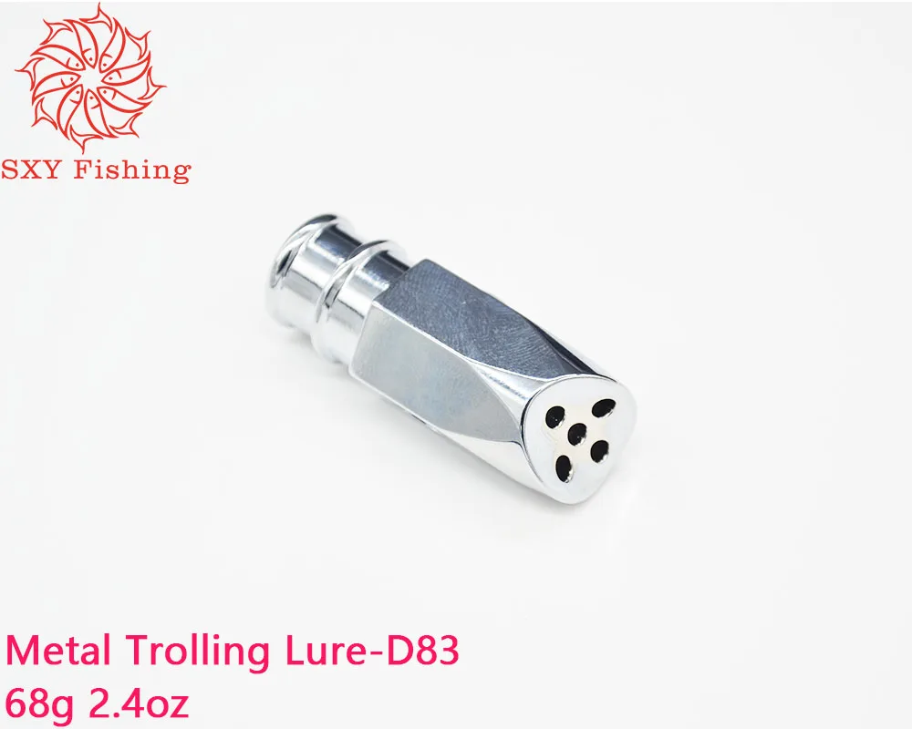 

SXY FISHING D83 Metal Trolling Head Ocean Boat Fishing Customizable DIY Jet Head Big GameLure Factory Outlet Made Durable Copper