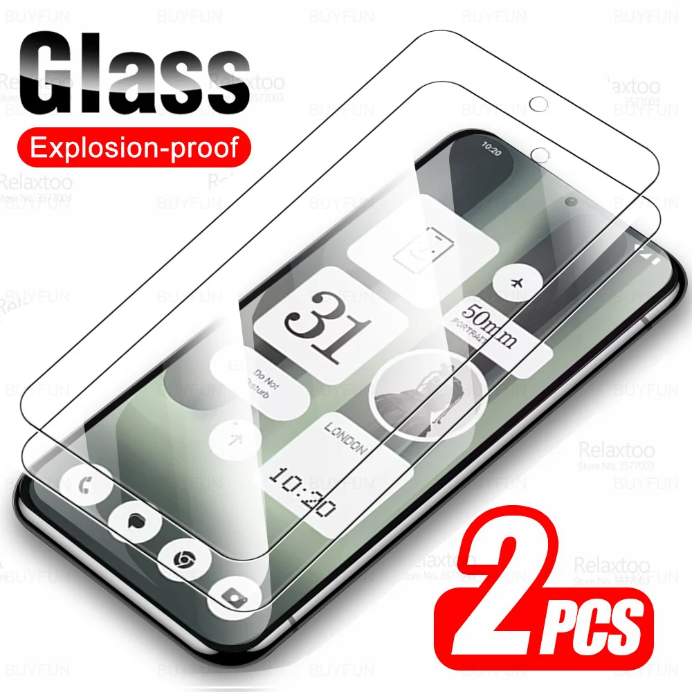 2Pcs For Nothing Phone (2a) Plus 5G Tempered Glass Nathing Phone2aPlus Phone2a Screen Protector NothingPhone 2a 2aPlus HD Guard