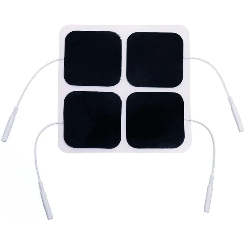 40Pcs TENS Unit Pads, 2X2 Electrodes For EMS Muscle Stimulator Electrotherapy Pads