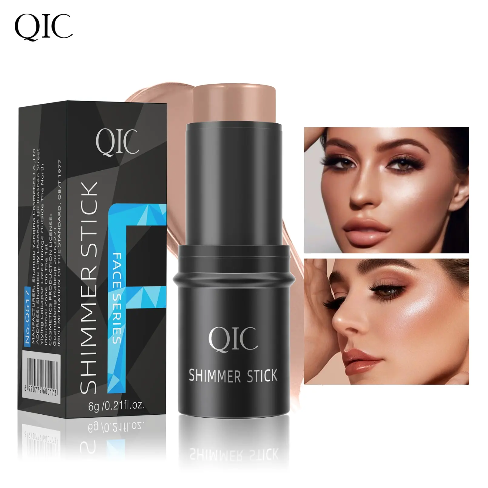 Face Brown Bronzer Contour Stick Face Foundation Makeup Pen Lasting Smooth Contour Shadow Blusher Highlight Concealer Cosmetics