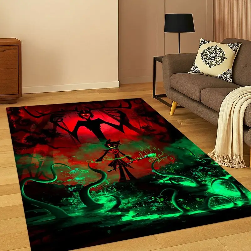 Cute H-Hazbin Hotel Charlie Cartoon Living Room Non-Slip Area Rug Soft Carpet for Bedroom  Playroom Sofa,Home Decor Doormat