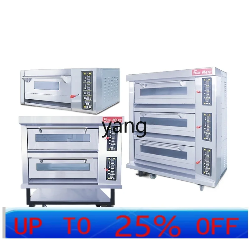 

Lhh Commercial One, Two, Three Layer Oven Flat Oven Bake Cake Bread Pizza Oven