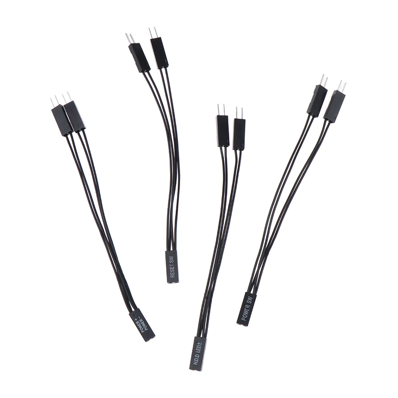 Interruttore della scheda madre Power SW/RESET SW/HDD LED /Power LED da 1 a 2 doppio adattatore supporto per cavo Dual Boot