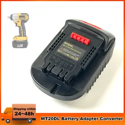 Makita 18V 용 배터리 어댑터 Dewalt Bl1830 Bl1860 Bl1815 리튬 이온 배터리 용 Dewalt 18V 20V 도구 용 Dewalt Mt20Dl 스위치