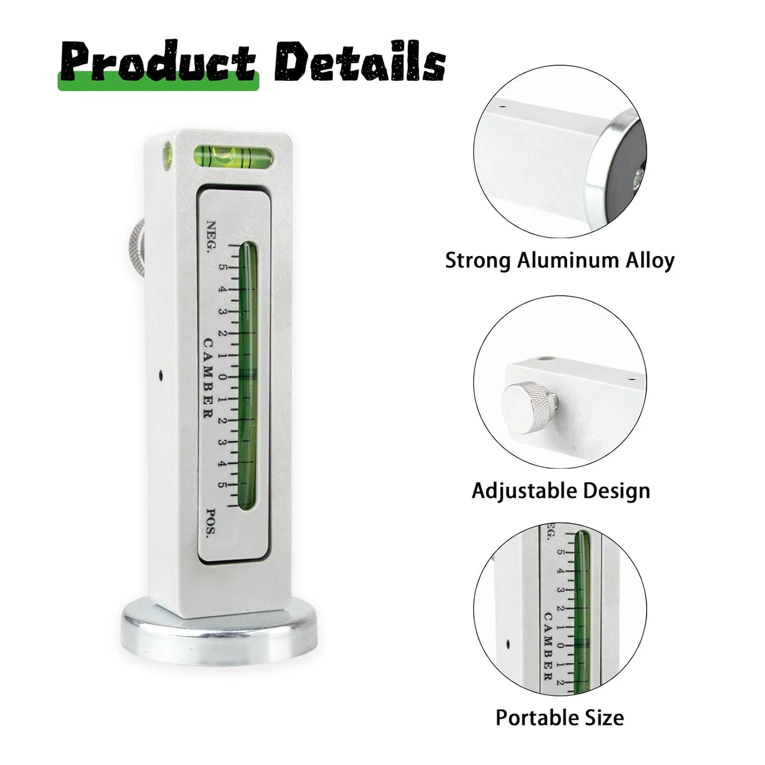 

Универсальный магнитный манометр для ремонта автомобилей - регулируемый инструмент для выравнивания колесной стойки развала для ремонта автомобиля