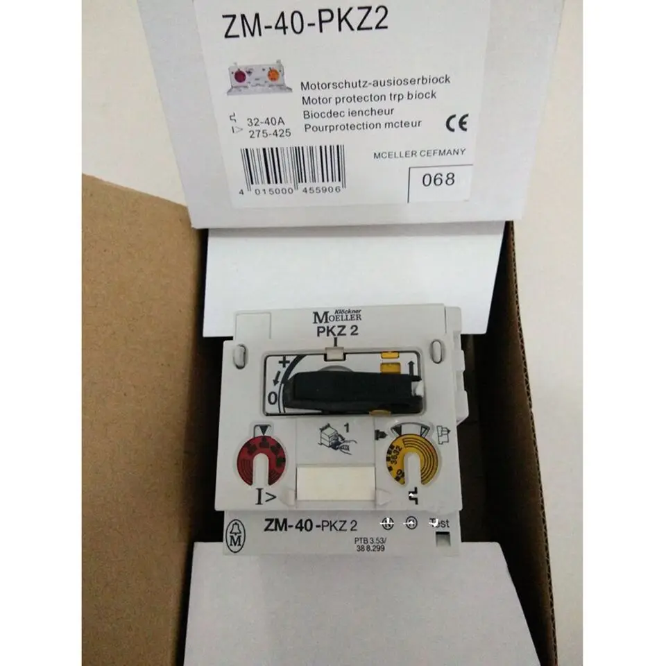 

1PC New MOELLER ZM-40-PKZ2 Motor Protector ZM40PKZ2 Expedited Shipping