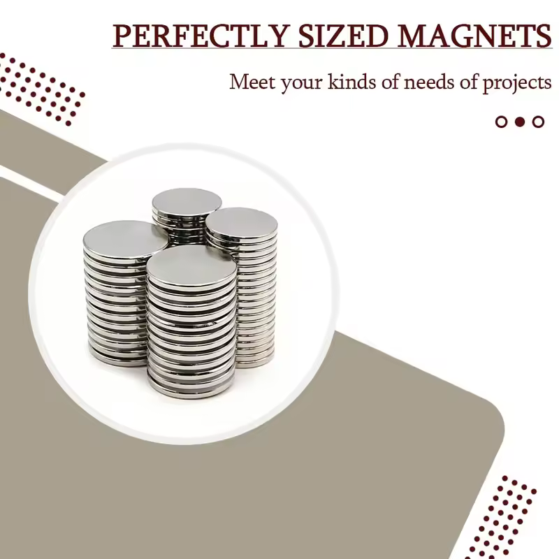 Super Strong Round Neodymium Magnet Powerful Magnets N35 Permanent Magnetic NdfeB Refrigerator Magnet 3x3 6x3 8x3 10x3 20x3 30x3 - Image 4