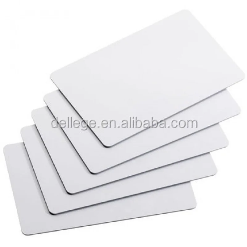 

100pcs a lot Hot Sale Blank And White PVC Card CR80 for Plastic Card Printer