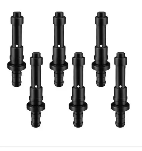 Coffee Machine Connector Adapter for Espresso Maker - Rust Resistant Stainless Steel and PP 13x8x1cm Black Set