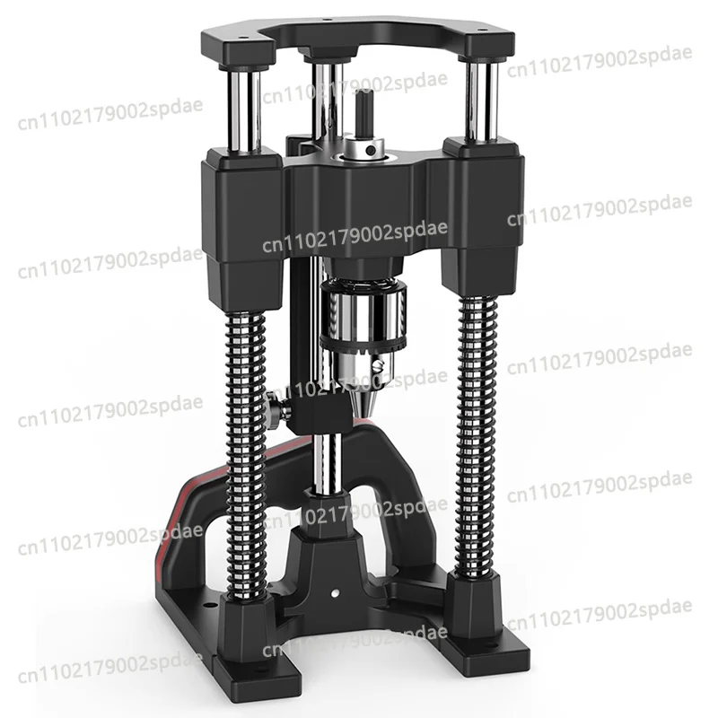 Portable Precision Drill Guide Bracket Adjustable Woodworking Positioning Jig Straight Hole Drilling Template Locator Tool