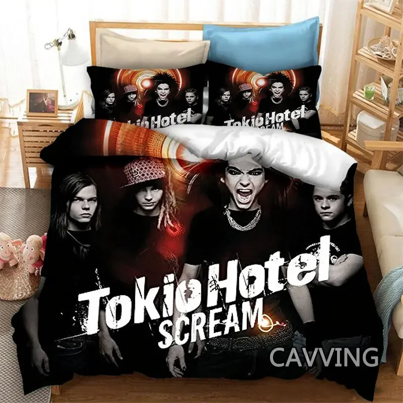 Tokio Hotel  Rock  3D Printed Bedding Set Duvet Covers & Pillow Cases Comforter Quilt Cover (US/EU/AU Sizes) Home Textile   H01