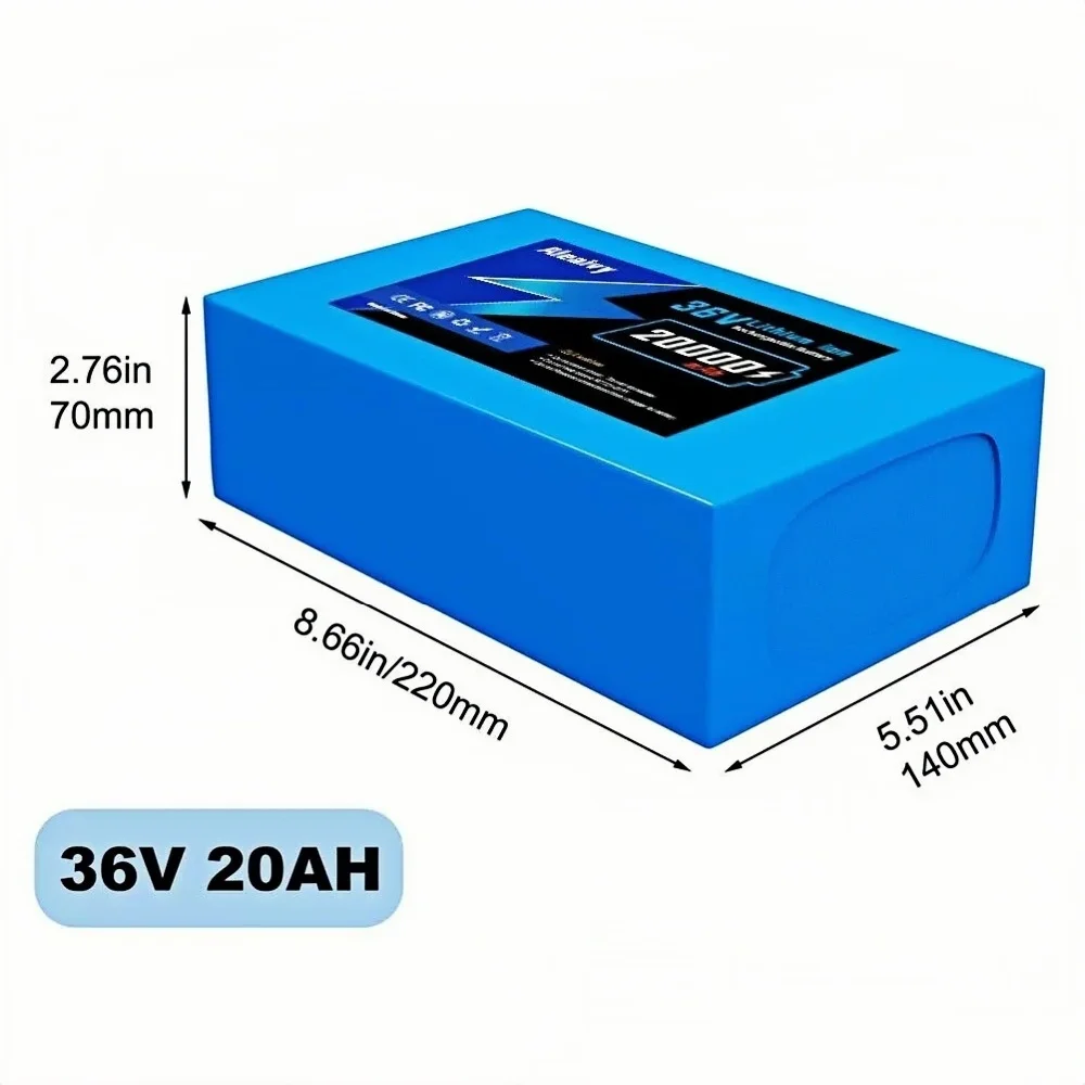 Aleaivy 36 V 42 V 10S7P 20Ah 14Ah 10Ah 18650 Hoge Capaciteit Power voor 250 W ~ 1800 W Lithium Batterij Fiets/Scooter Met 30A BMS