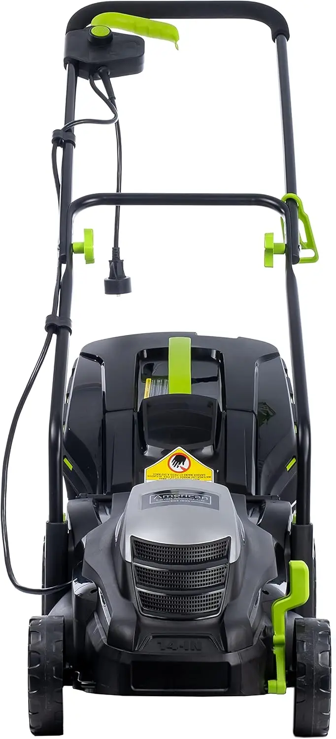 Amp Corded Electric Lawn Mower, Black