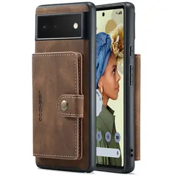 Case For Google Pixel 7 6 Pro Pixel 6 Leather Wallet Card Solt Bag Magnetic case for Google Pixel 5A 5G