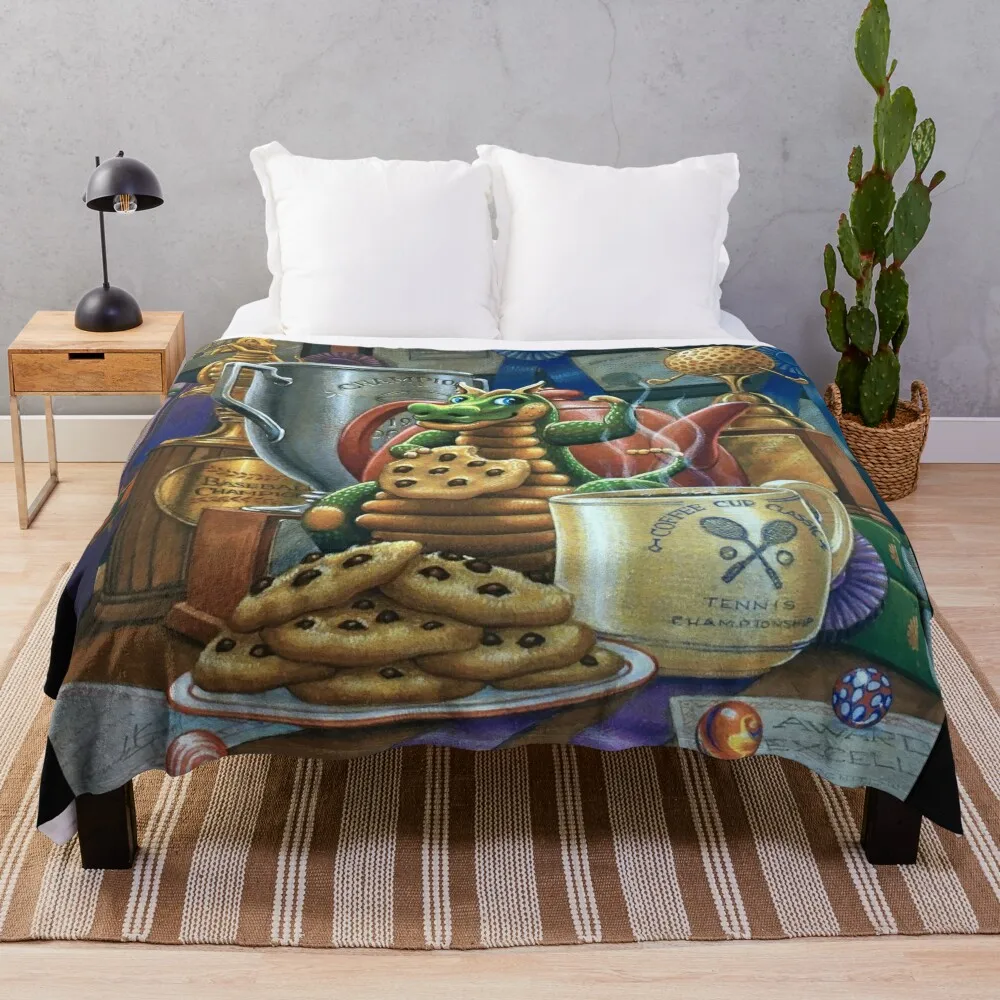 

Breakfast of Champions Throw Blanket Blankets For Sofas Soft Plush Plaid For Sofa Thin Blankets