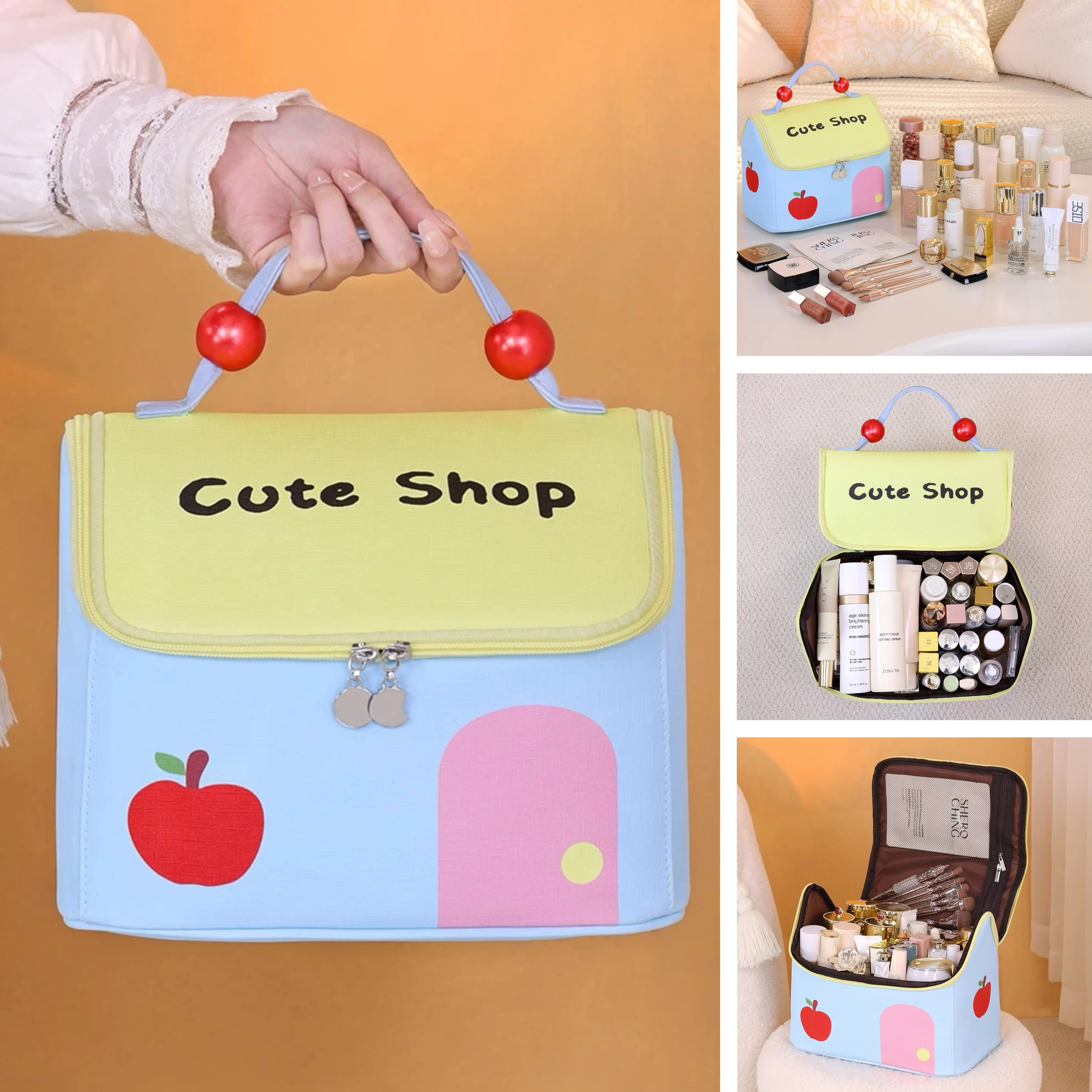 Bolsa aislante para casa pequeña, fiambrera de oficina de gran capacidad de alto valor para chica, bolsa de entrega, Bolsa Infantil Menina Luxo, bolso de mano