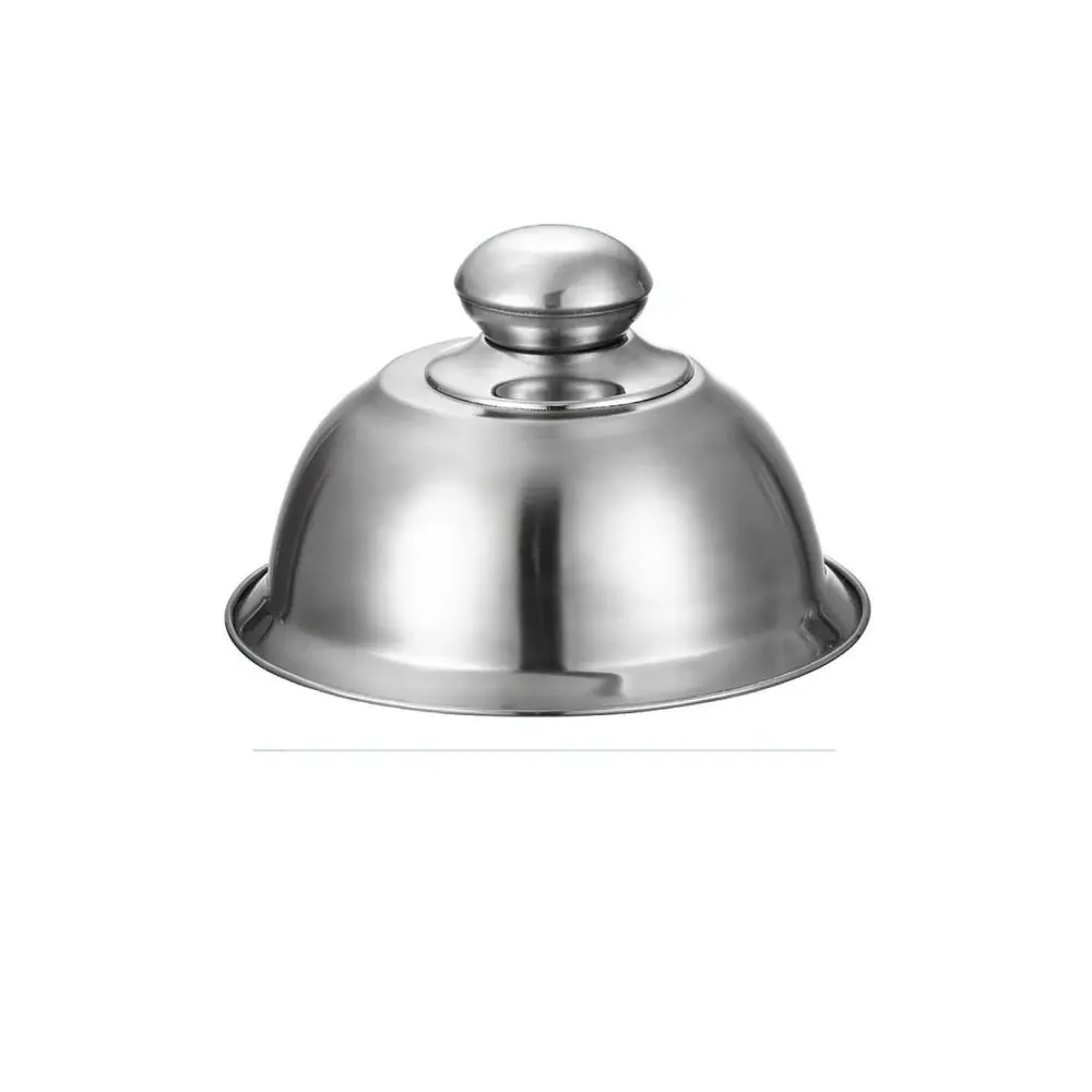 Stainless Steel Burger Cover Melting Dome For Flat Top Griddle BBQ Grill Steak Steaming Lid Kitchen Cookware