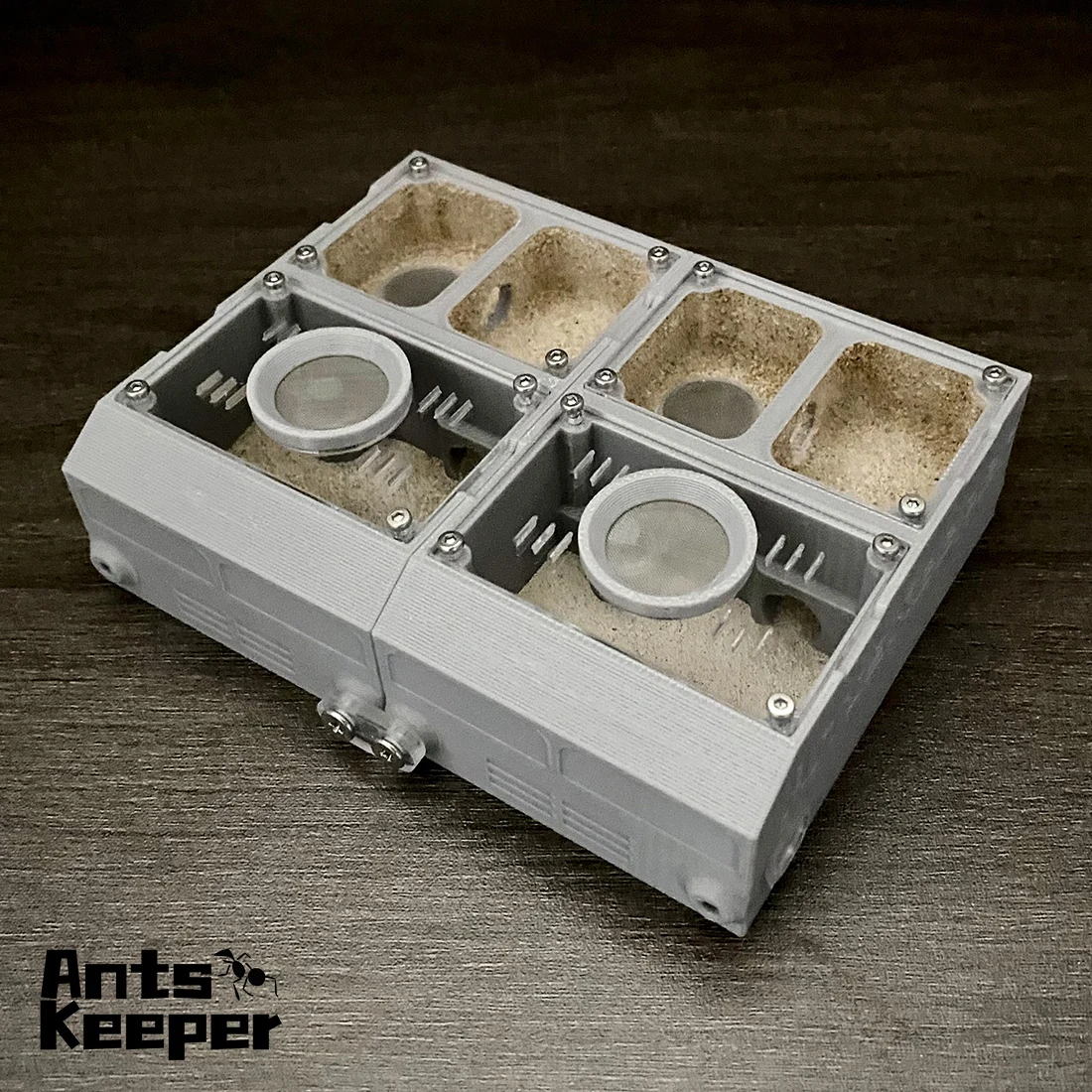 【Truck Middle】Expandable Ants Farm for Ant Keeper with Water Feeder Anthill for Small and Middle Ant Colony Ant House