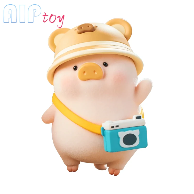 LuLu The Piggy Travel Series Blind Box Kawaii Dolls Cute Anime Figure Mystery Box Toys Desktop Ornaments Gift Collection