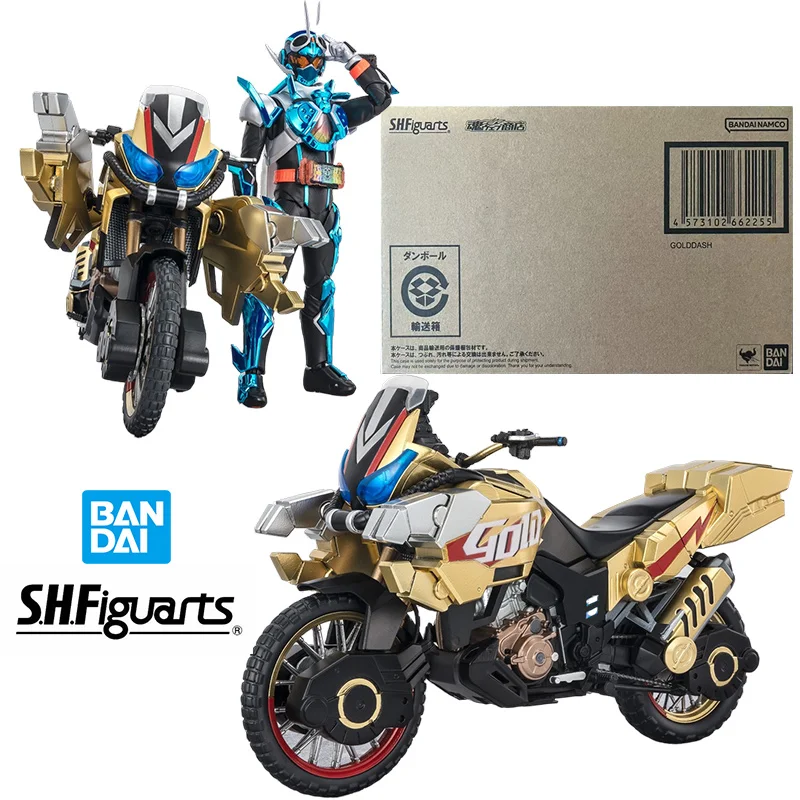 

Bandai S.h.figuarts Golddash Kamen Rider Gotchard 20Cn Anime Original Action Figure Model Children's Toy Gift Collection