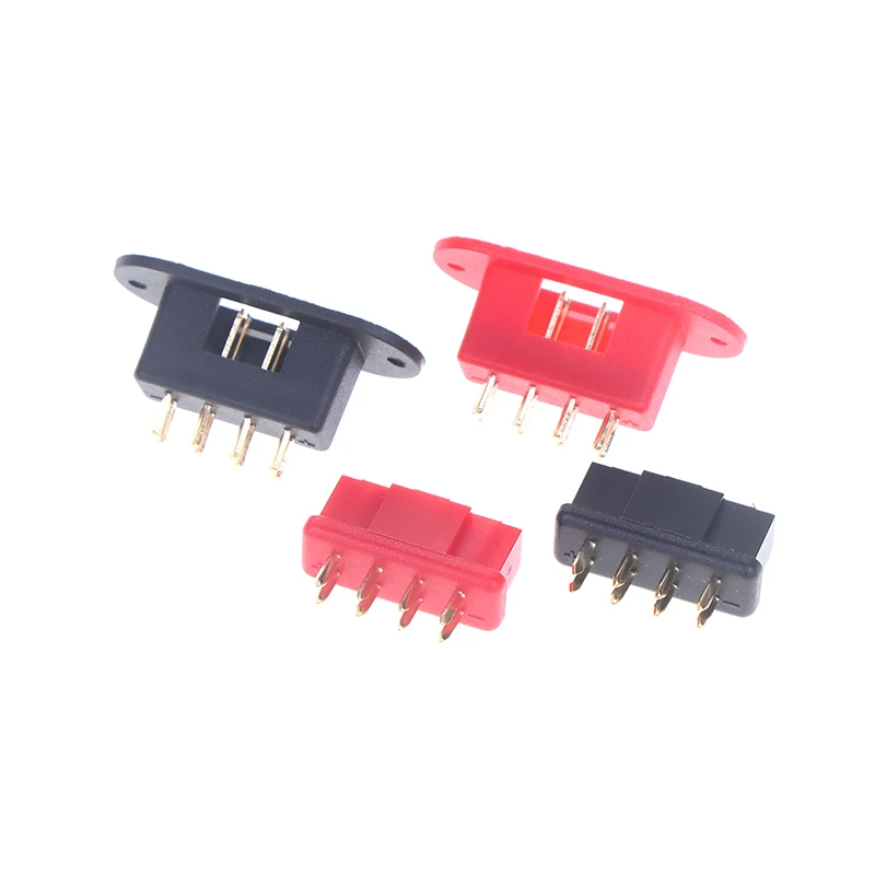 1 par MPX 8 pines chapado en oro multi-cable conector macho hembra para aviones RC planeador modelo avión Drone juguetes piezas de herramientas de bricolaje