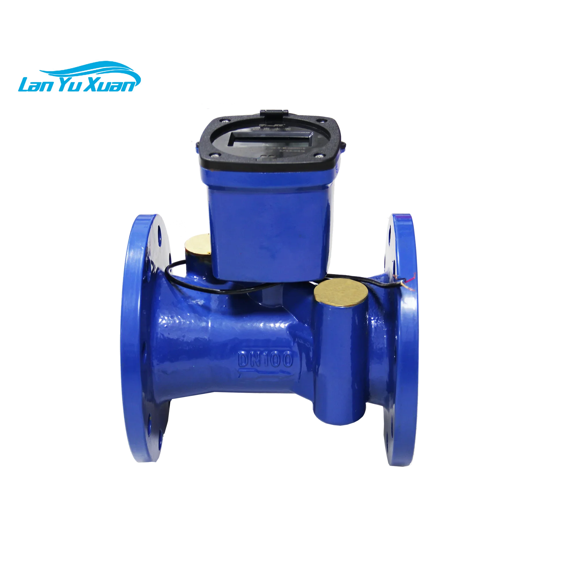 

flange ultrasonic water meters valve control wireless display
