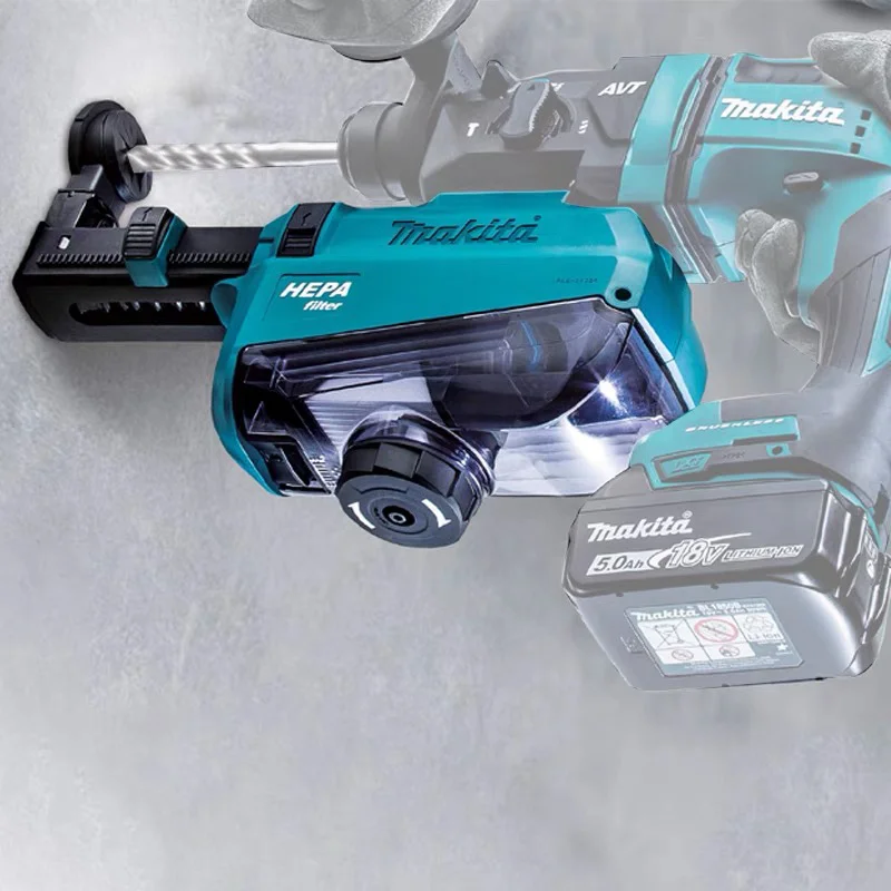 Устройство для удаления пыли Makita DX05, с Hepa-фильтром, механизм очистки, совместимо с вращающимися фотоэлементами 18 в, XRH12 DHR182