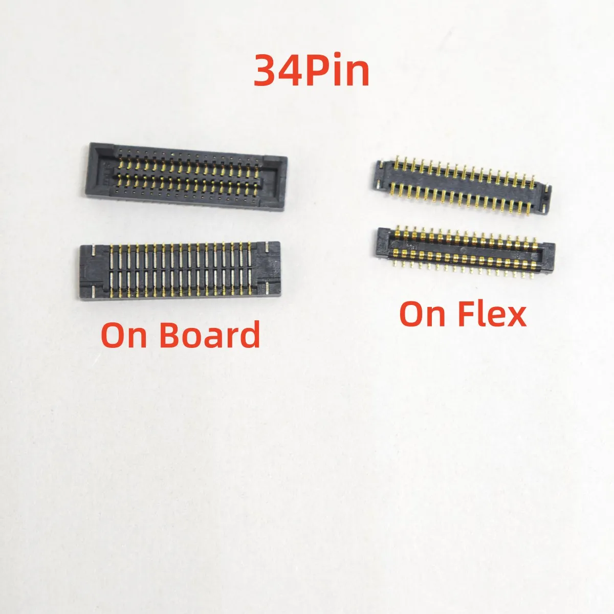 10-20Pcs LCD Display Screen Flex FPC Connector 34Pin For Samsung Galaxy A03 Plug On Board Replacement Parts