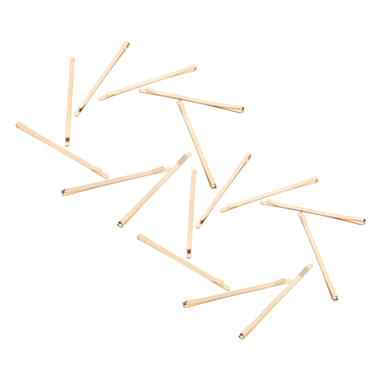 

40pcs Golden Clips Bobby Pins DIY Accessories Metal Hair Barrettes Durable Hard Materials For Everyday Dress Hair Slides