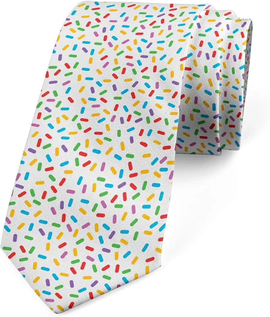 Colorful Candy Pattern Multicolor Modern Men's Tie Print Shirts One Size POLYESTER